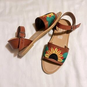 Sunflower Mexican Huaraches